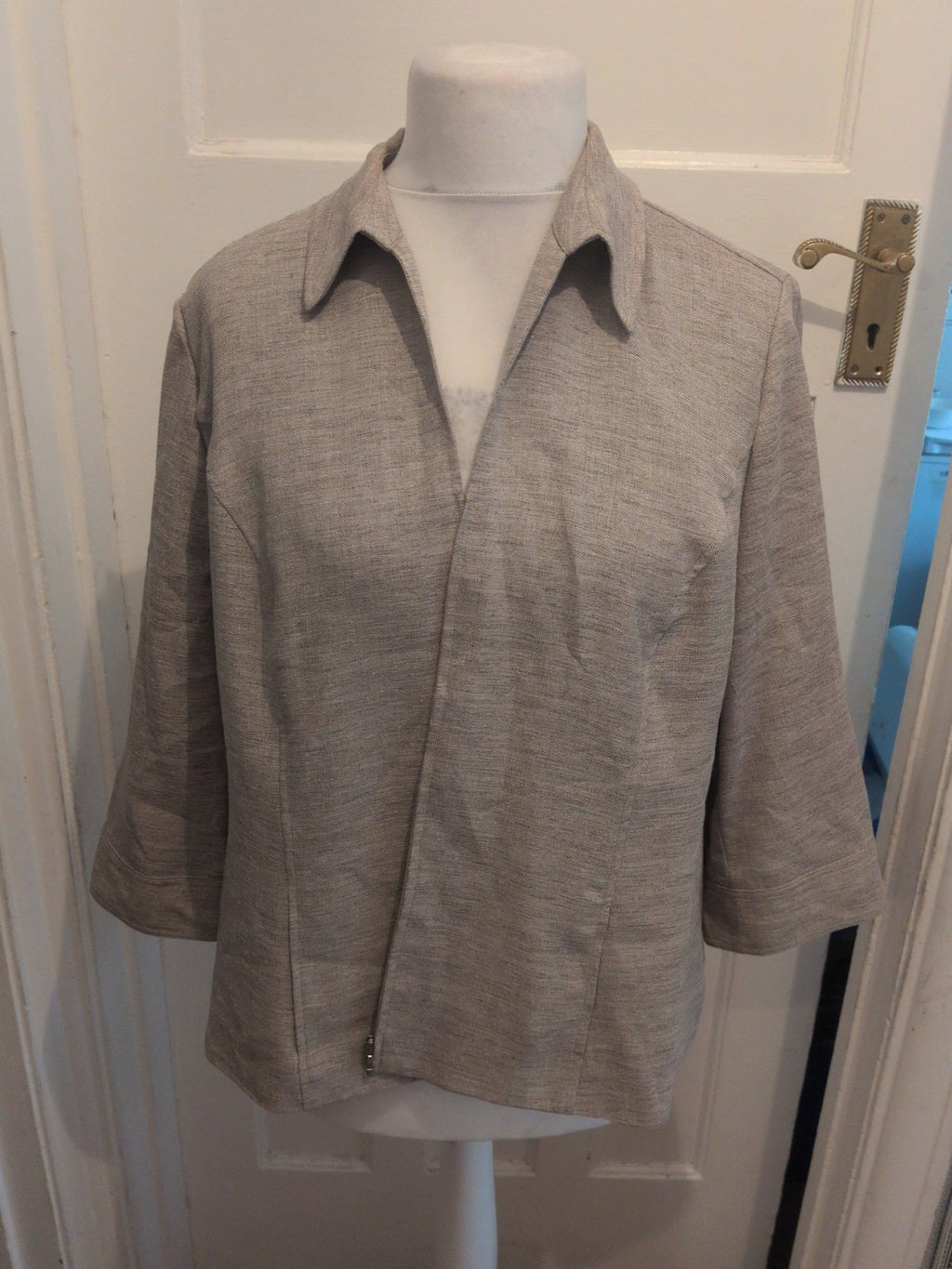 Eastex 18 Natural Full Zip Blazer