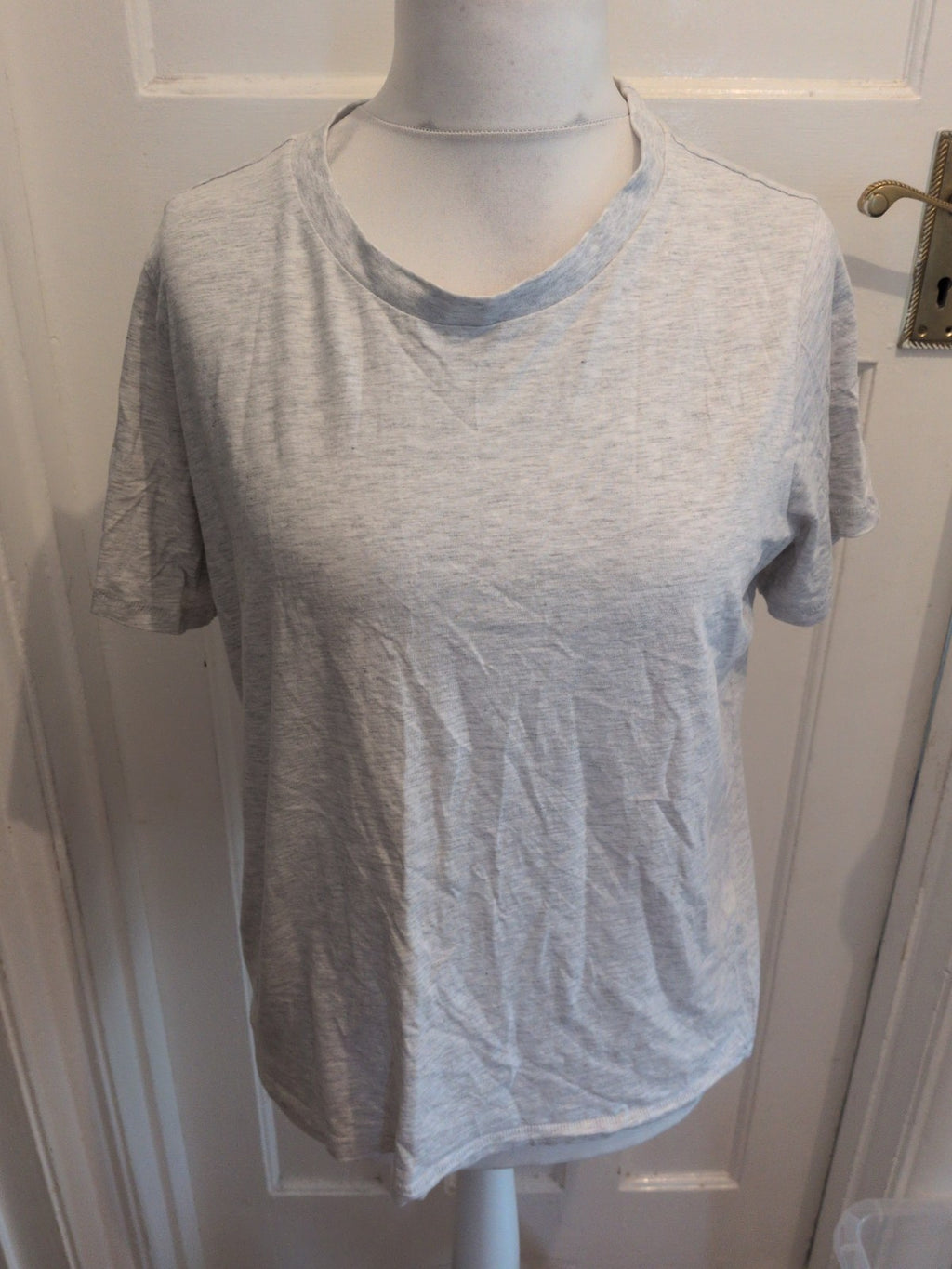 Primark 18-20 Grey Short Sleeve Pyjama Top