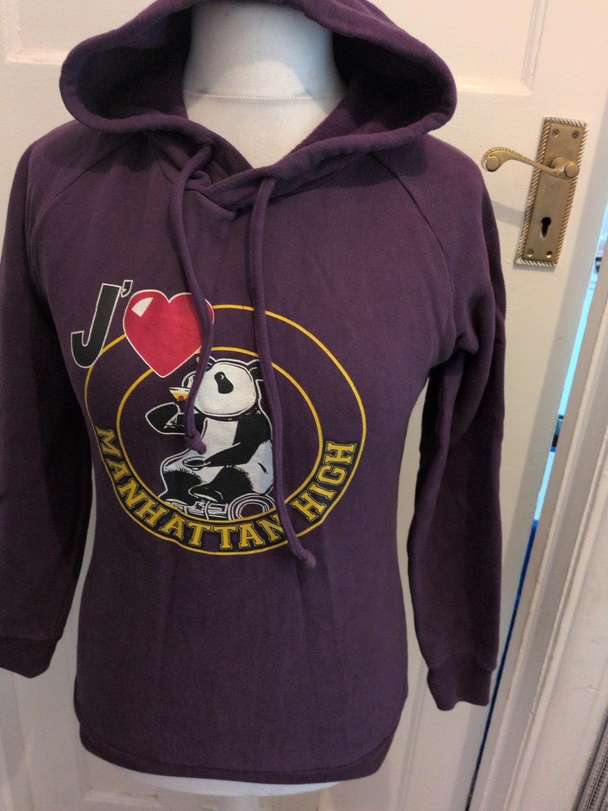 Oh Hoody Size 2 Panda Purple Pullover Hoodie
