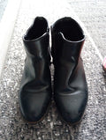 Ladies Black Ankle Boots Size 3 Principle Wide Fit Free Delivery