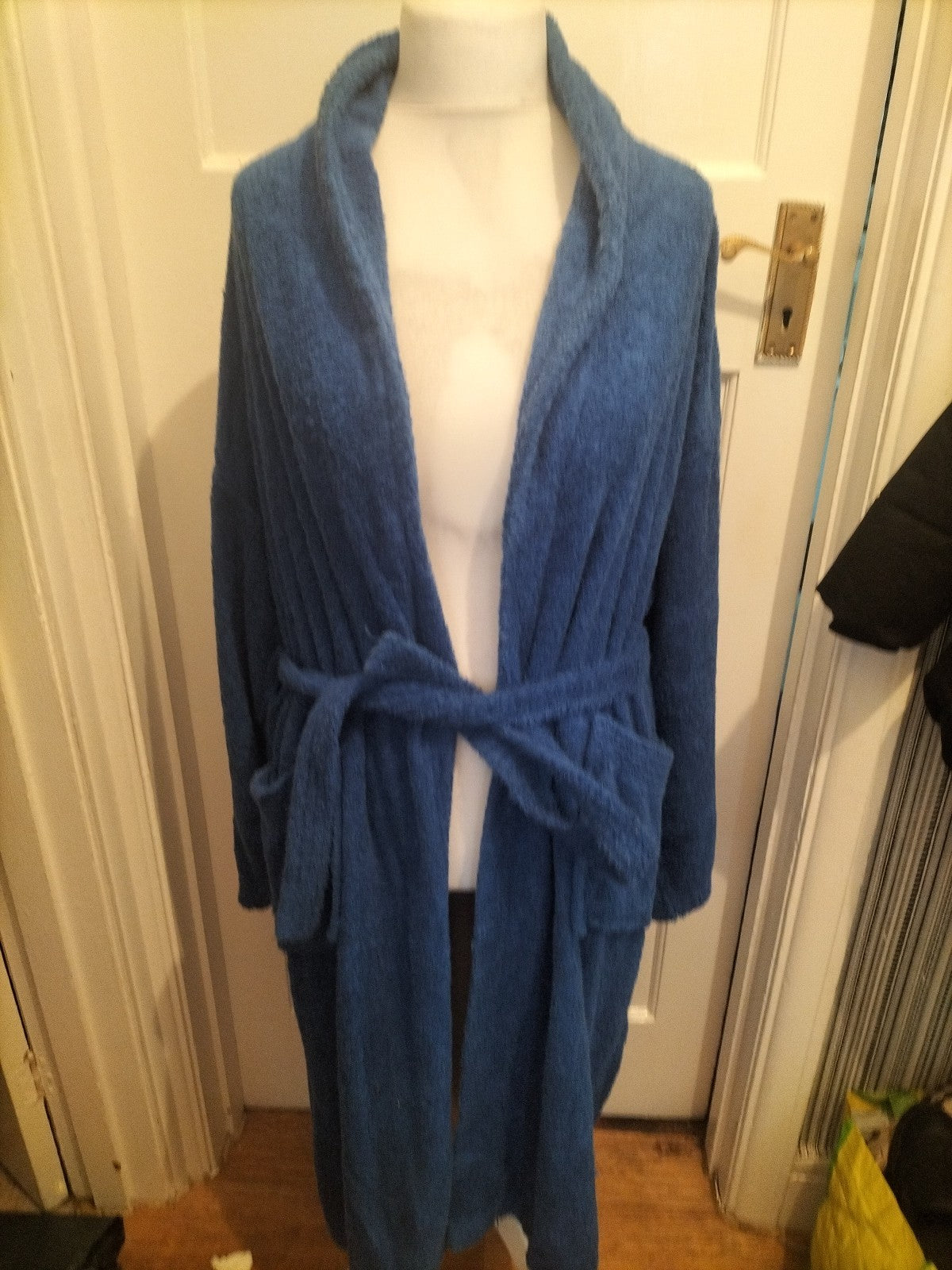 Mens Sunggle Robe One Size Royal Blue Dressing Gown
