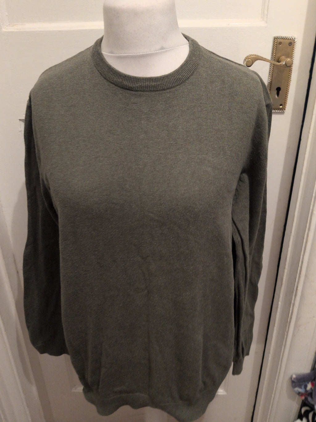 Tu Man Large Green Lightweight Pullover Jumper