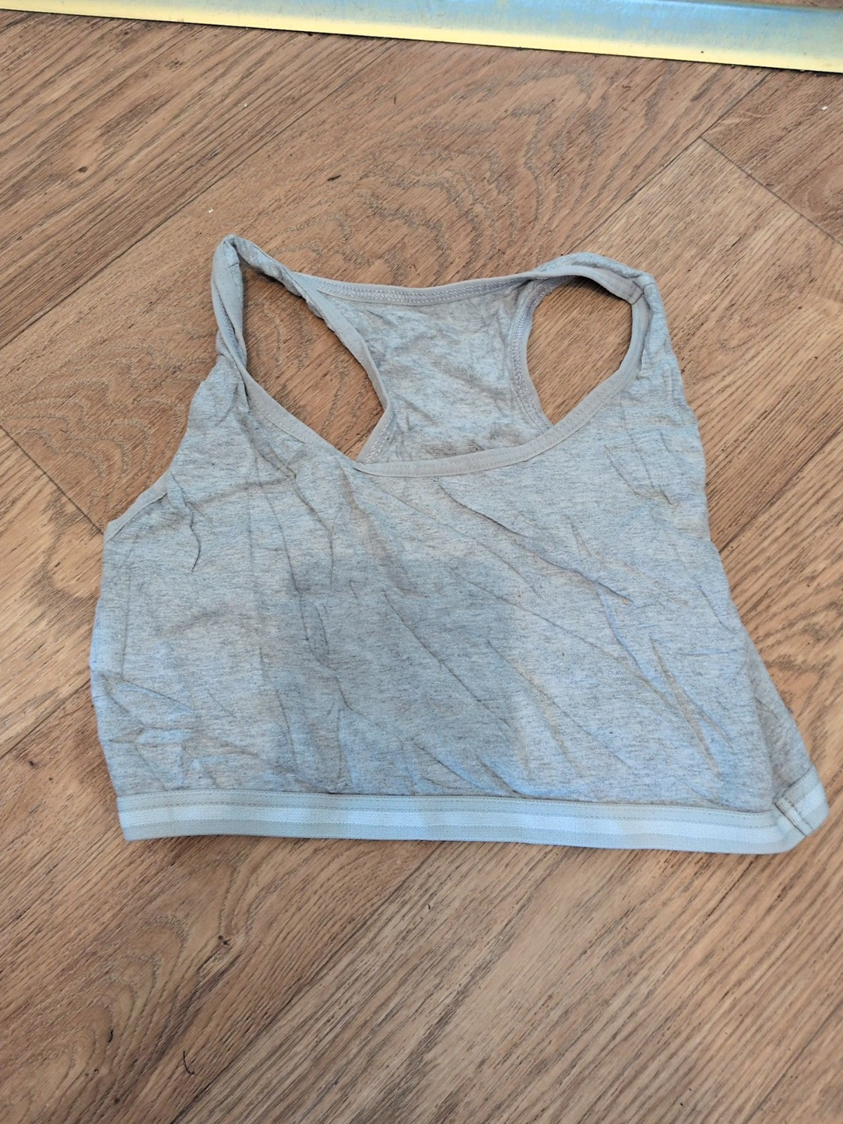 John Lewis 13 Years Bralette Sports Bra Grey