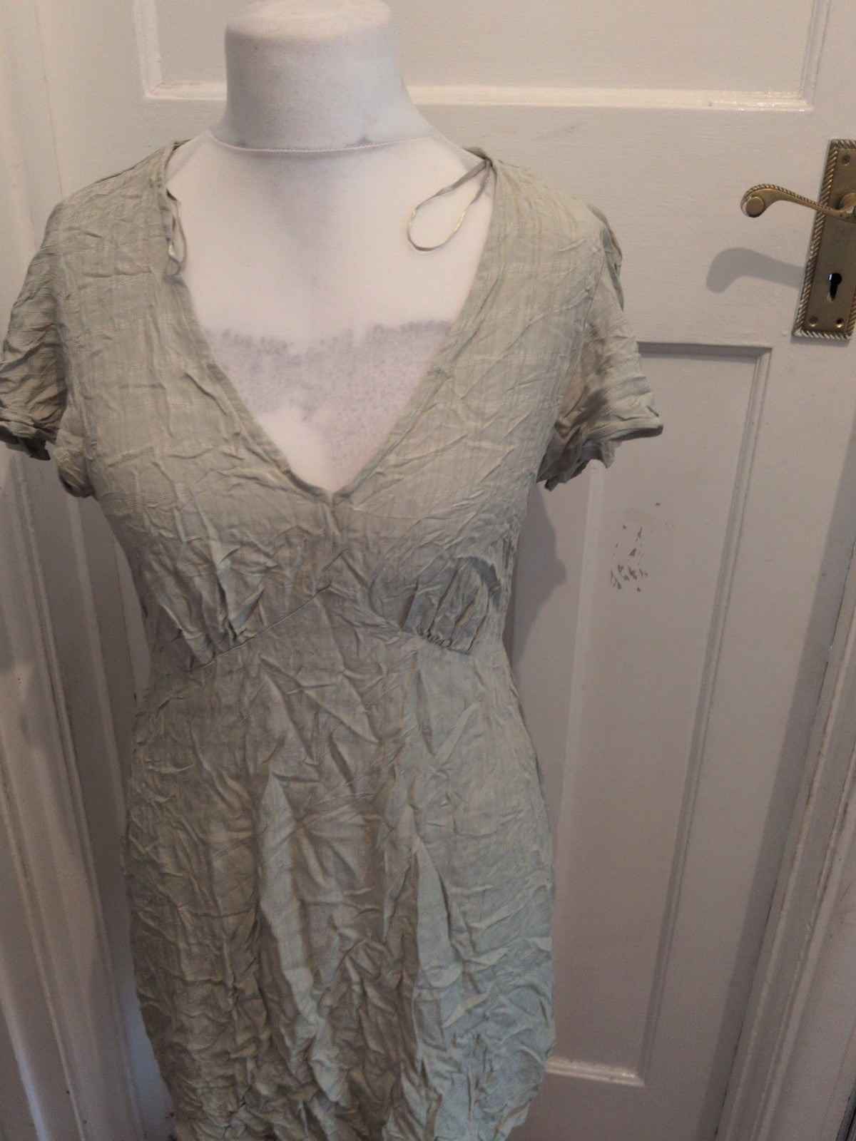 Brand New Primark 14 Pale Green Sleeveless Dress