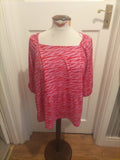 Brand New Ladies Tu Maternity Size 18 2 Tone Pink Long Sleeved Blouse