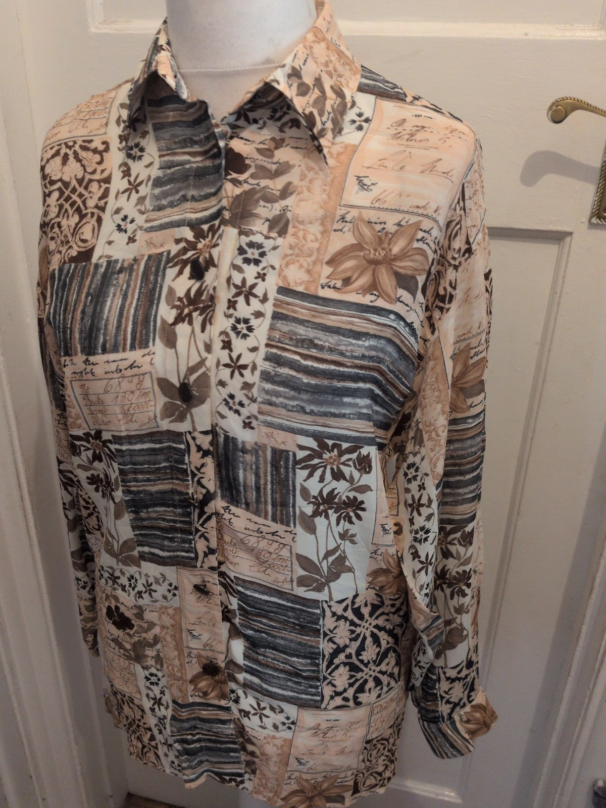 Le Truc 12 Multicoloured Long Sleeve Shirt Collared And Buttoned