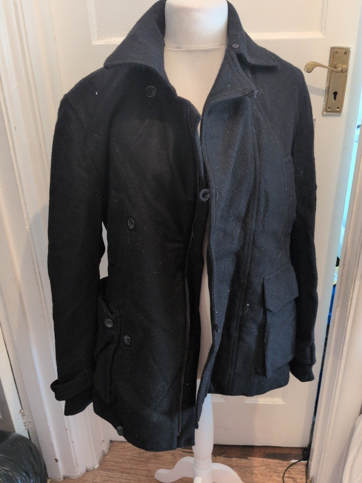 Monsoon Medium Black Lined Full Zip Jacket