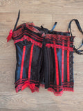 Medium Red And Black Corset
