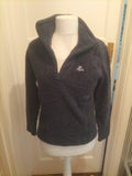 Ladies Craighoppers Size 10 Navy Grey Fleck High Neck Jumper