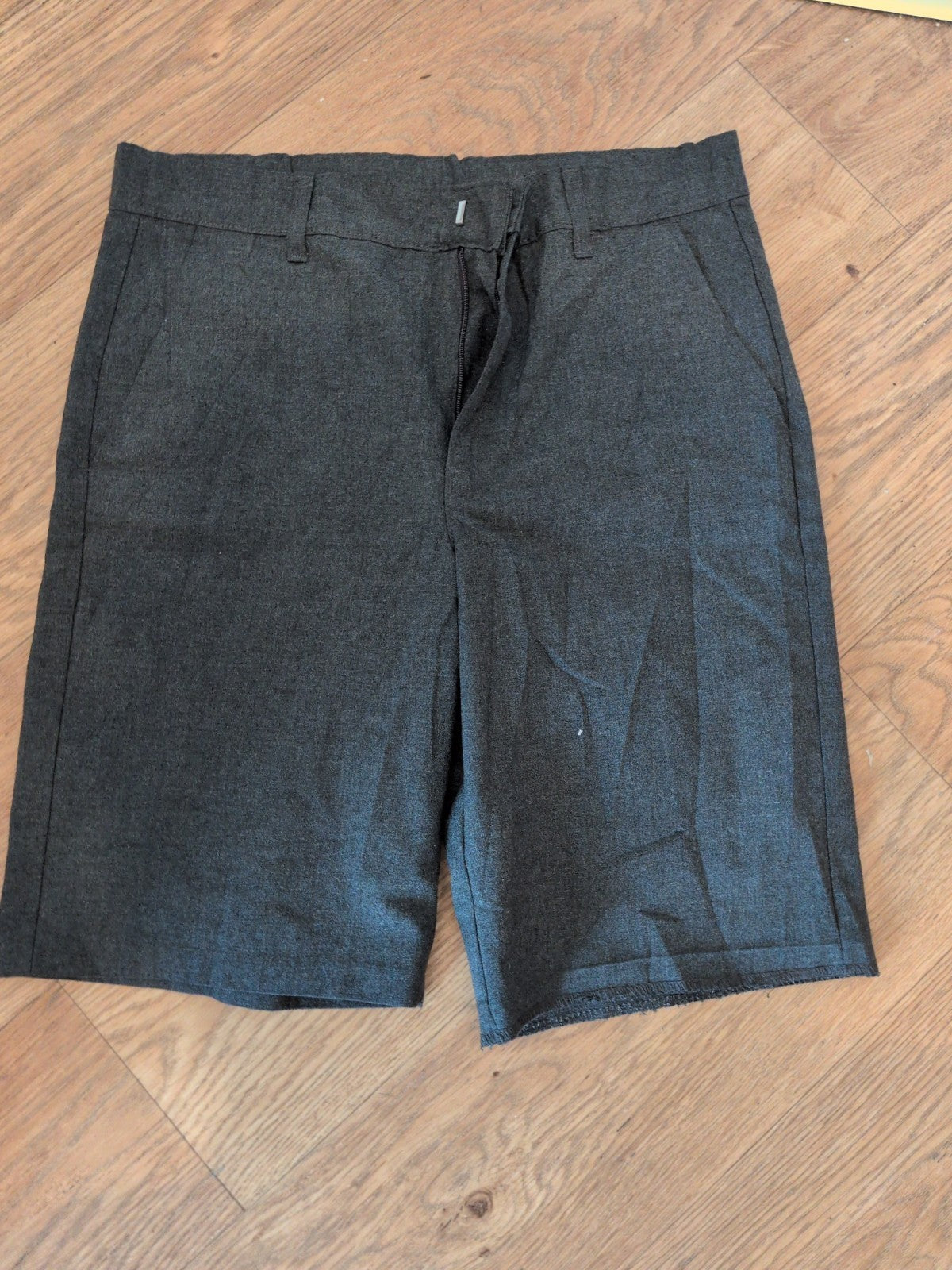 Boys Marks And Spencer 10-11 Years Grey School Shorts