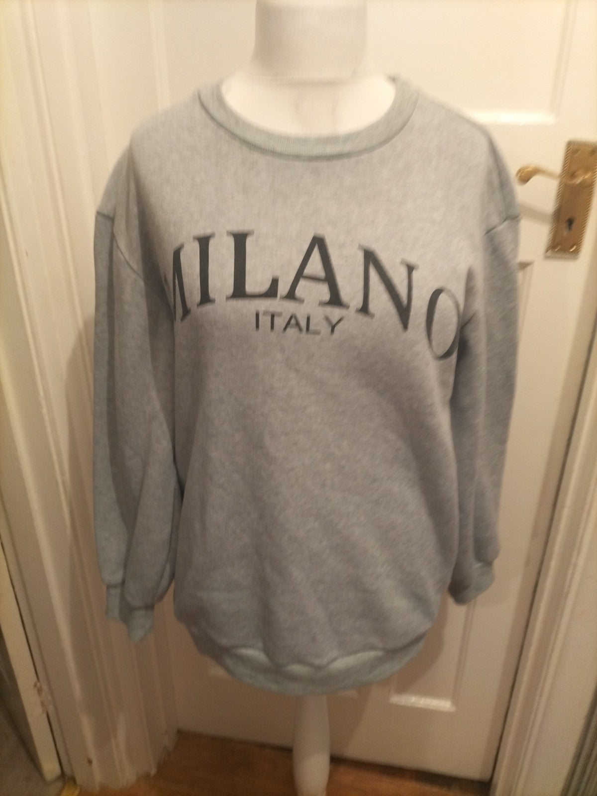 Ladies Shein Size Large Grey Milano Jumper Pullover