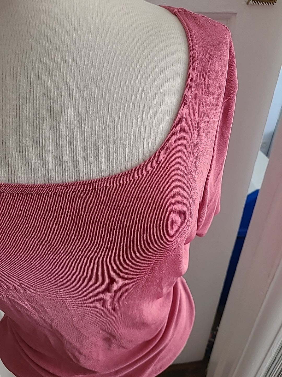Ladies Bhs Size 12 Pink Short Sleeved Tshirt