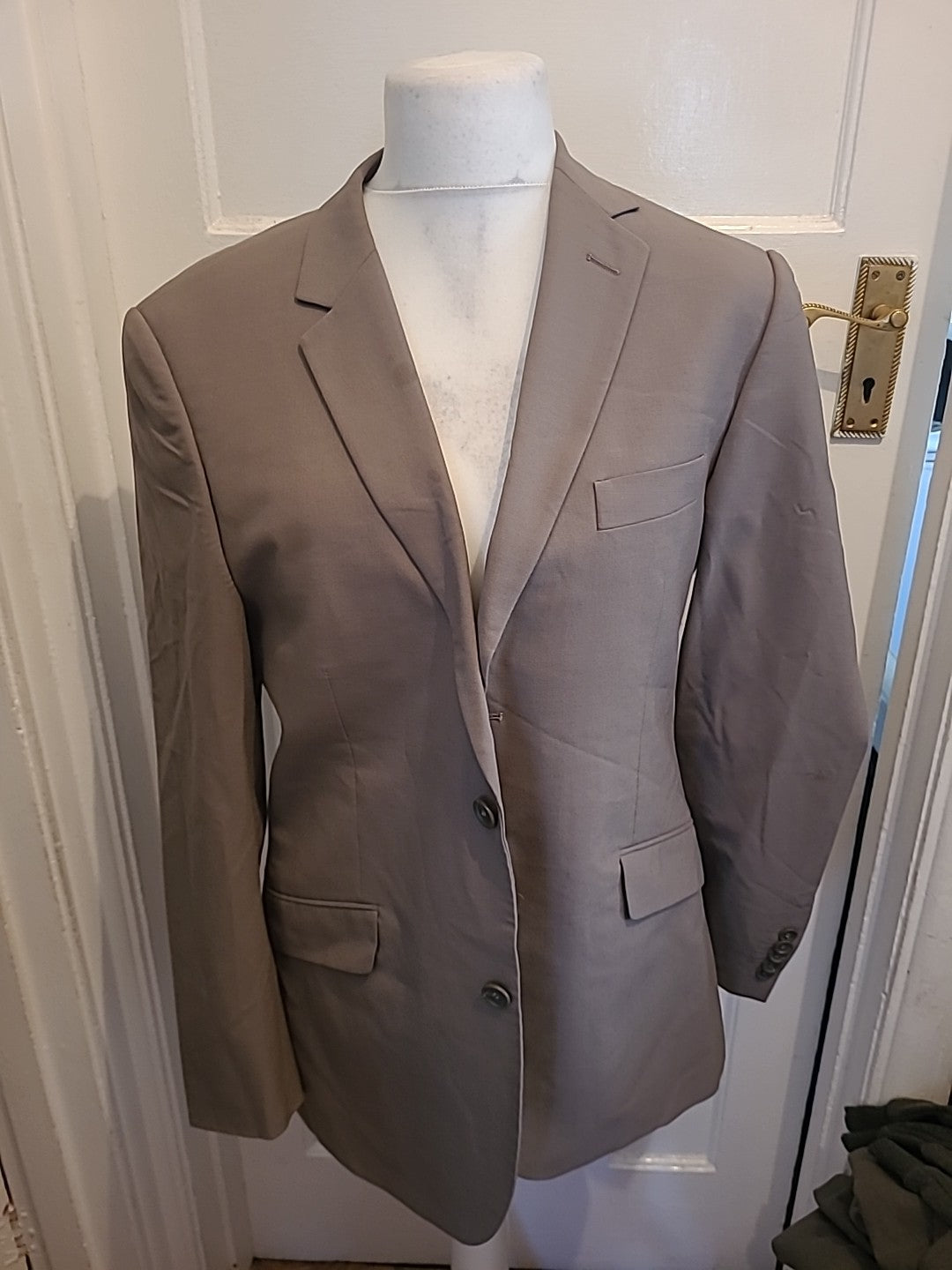 Mens Taylor&Wright Size 40r Grey Suit Jacket