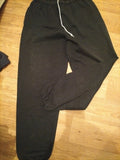 Mens Jerzees Size Large Black Elasticated Joggers
