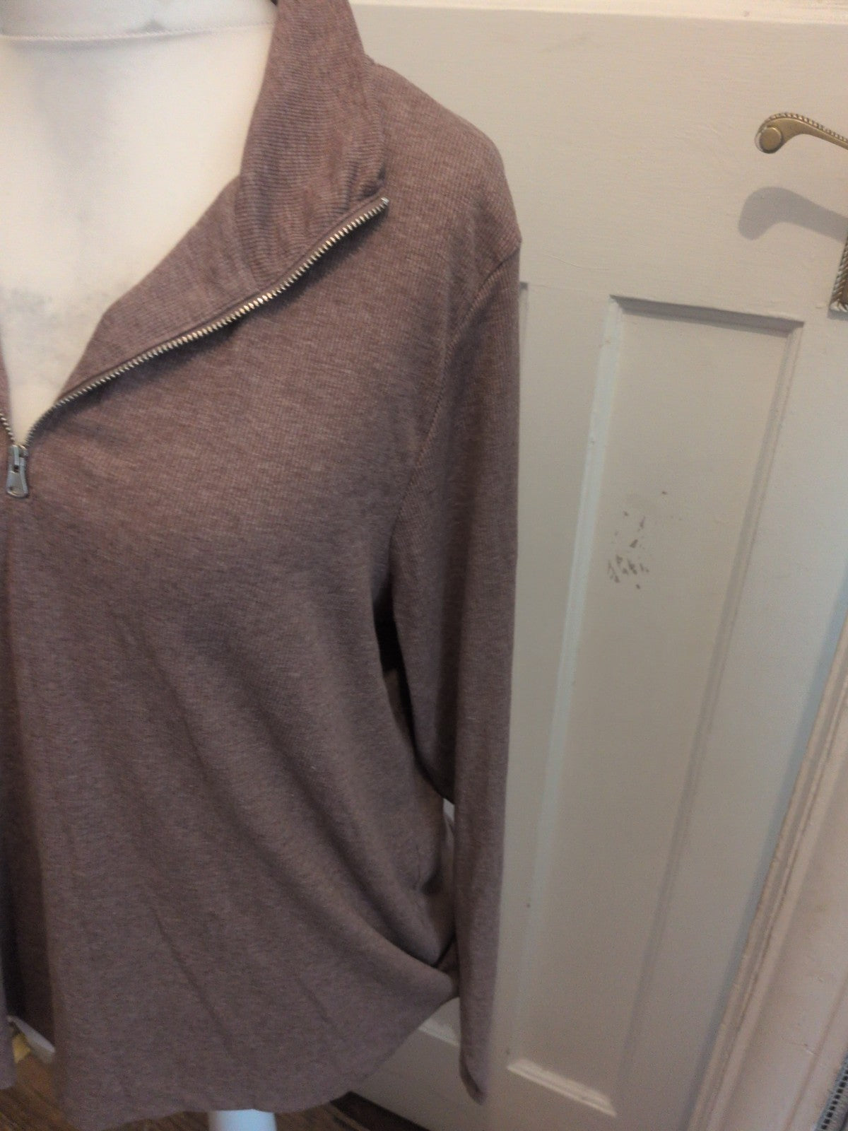Marks And Spencer 24 Long Sleeve Polo Brown