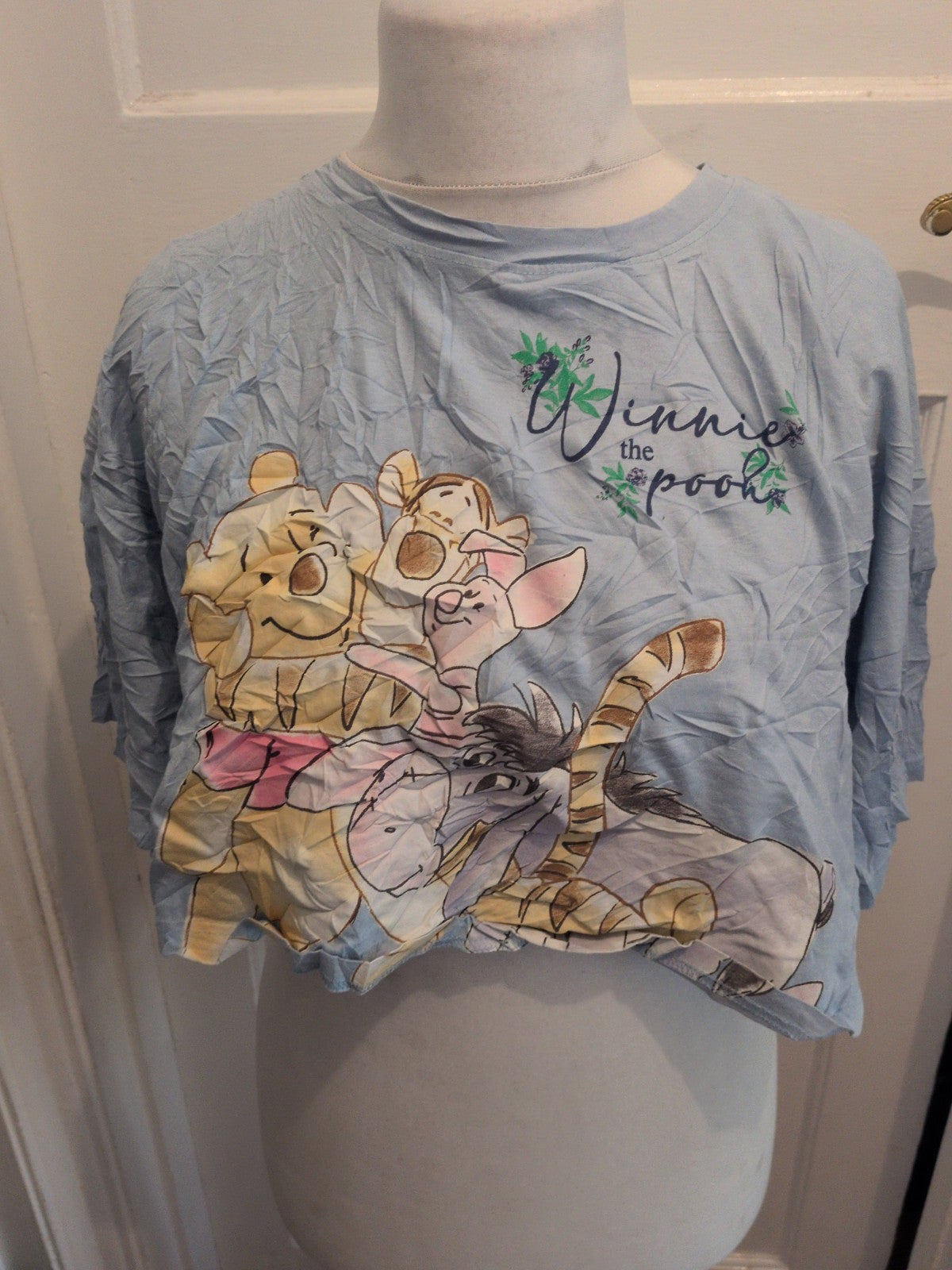 Primark Medium Blue Winnie The Pooh Pyjama Top