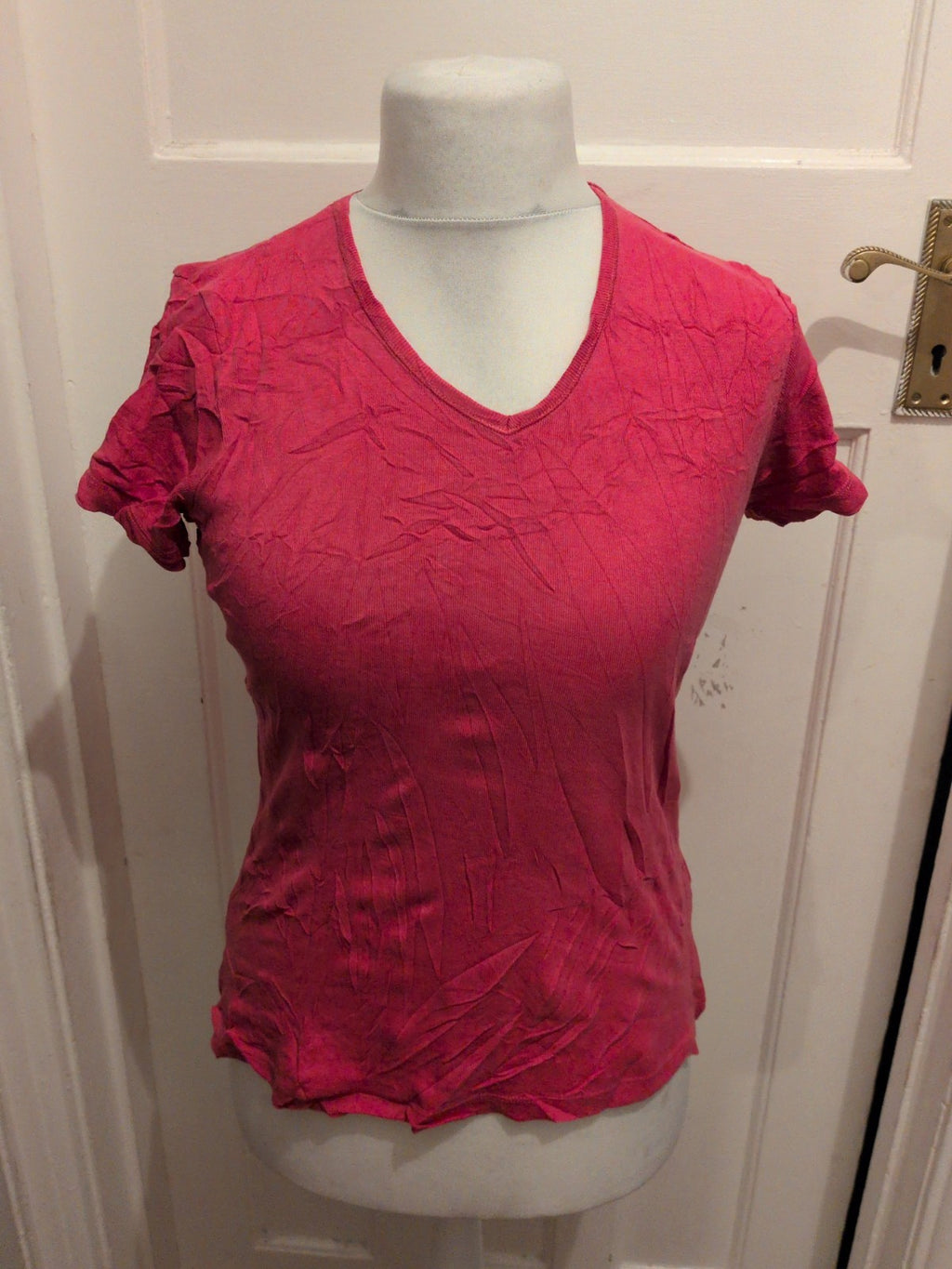 Cotton Traders 10-12 Pink Sleeve T-shirt