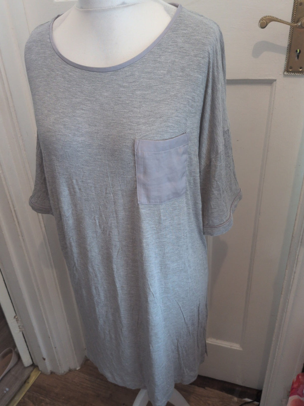 M&S Body Large Grey Short Sleeve Nightwear