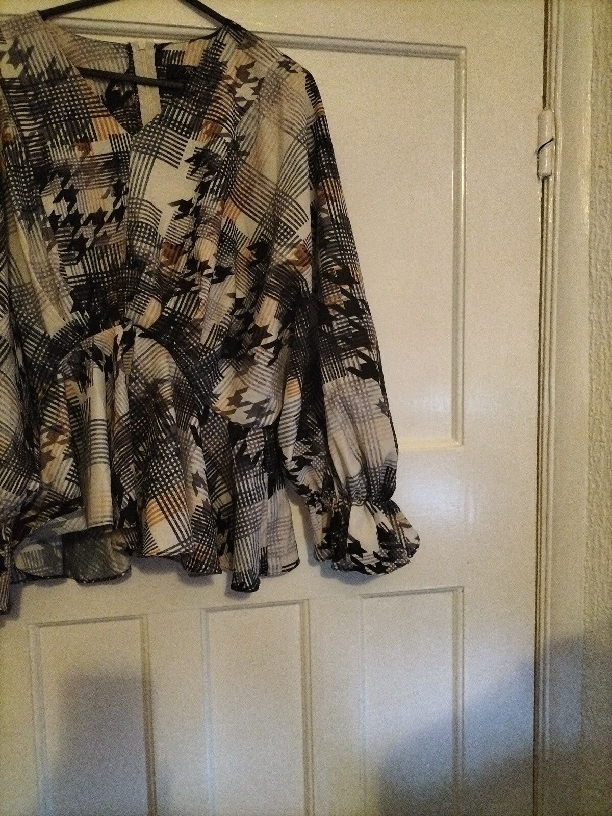 Ladies Gdg Actuel Size Small Multi Coloured Long Sleeved Blouse