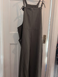 Ladies Size 3XL Dark Green Wide Leg Sleeveless Jumpsuit