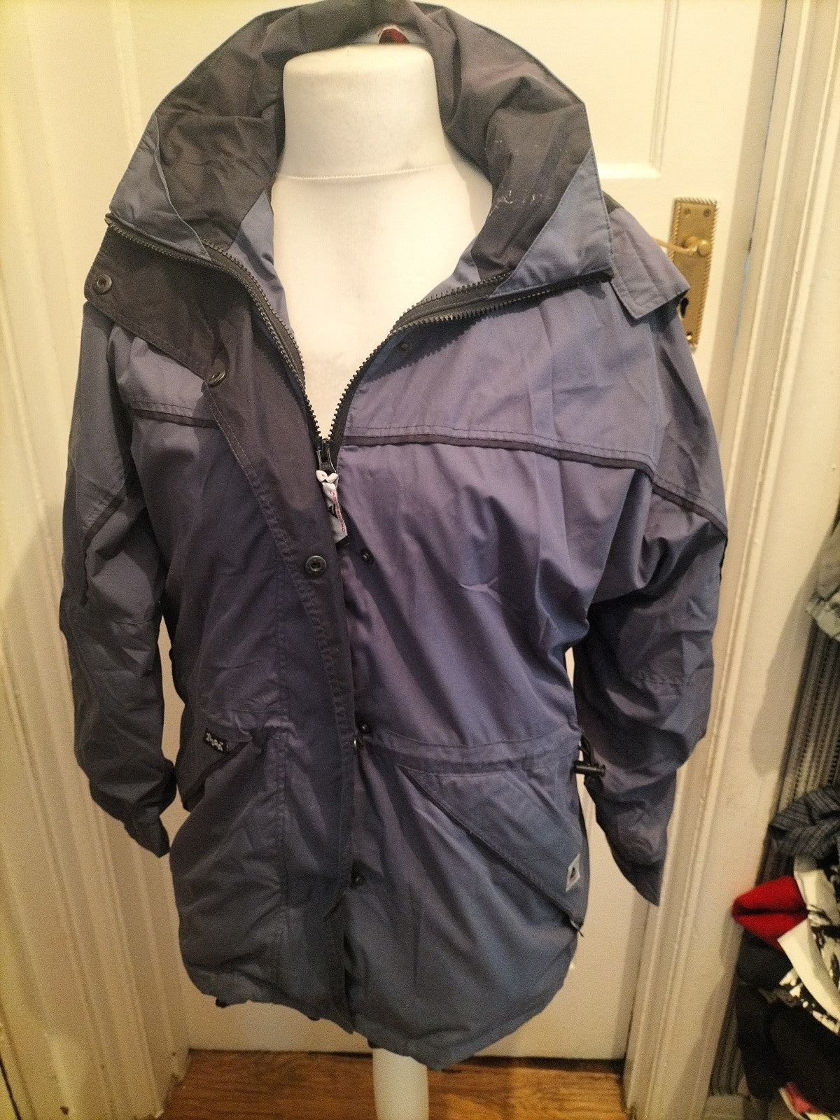 Mens One Valley Size 5L Navy Lined Coat