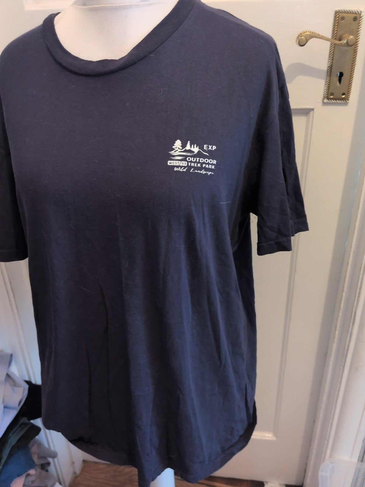 Atlas for Men XL Navy Trek Park Short Sleeve Tshirt