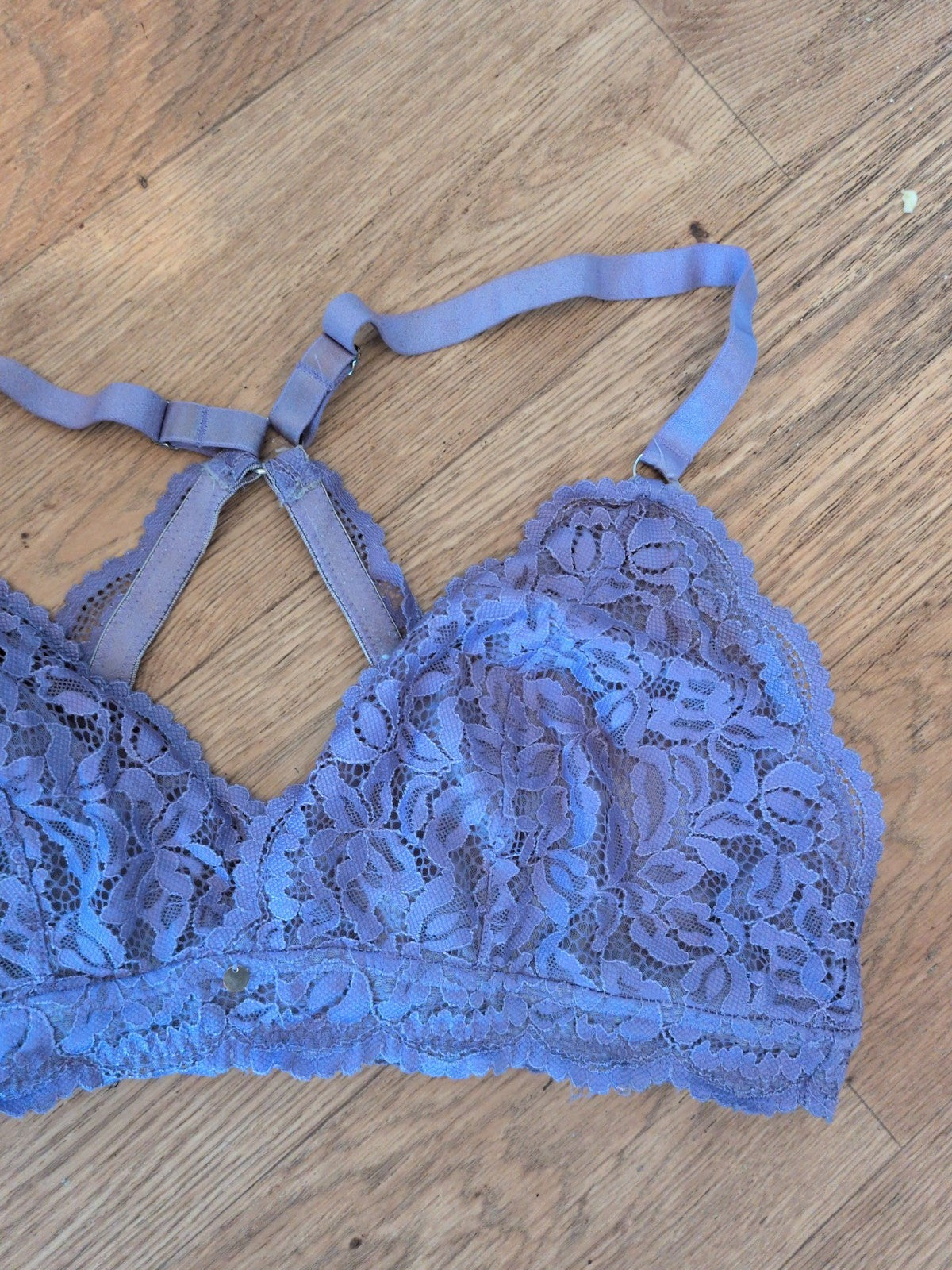 Primark 38D Purple Bra No Pad Or Wire