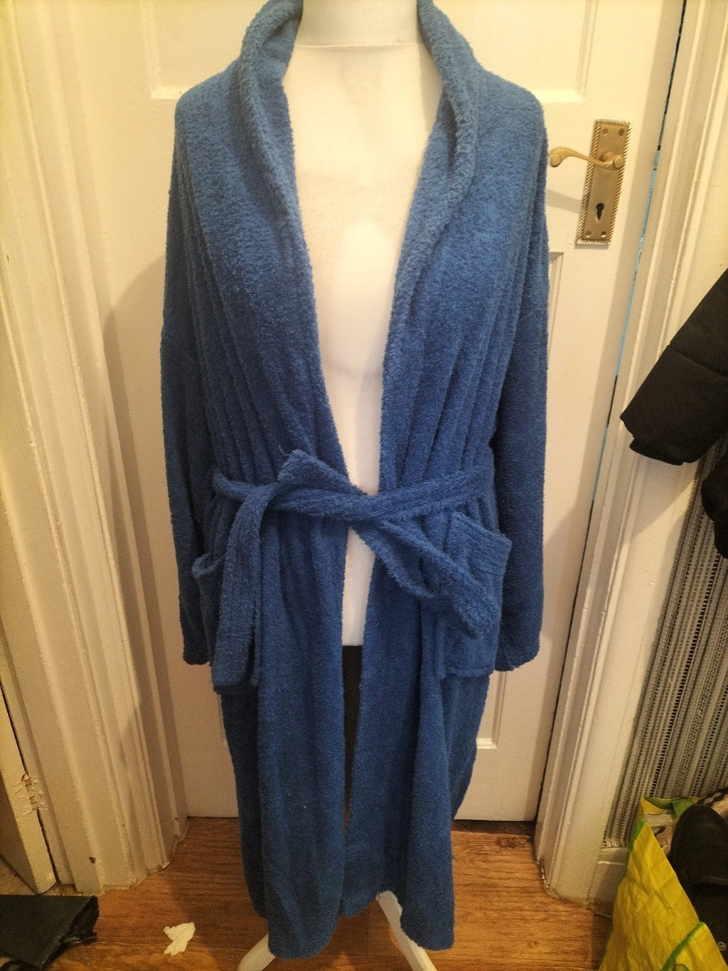 Mens Sunggle Robe One Size Royal Blue Dressing Gown