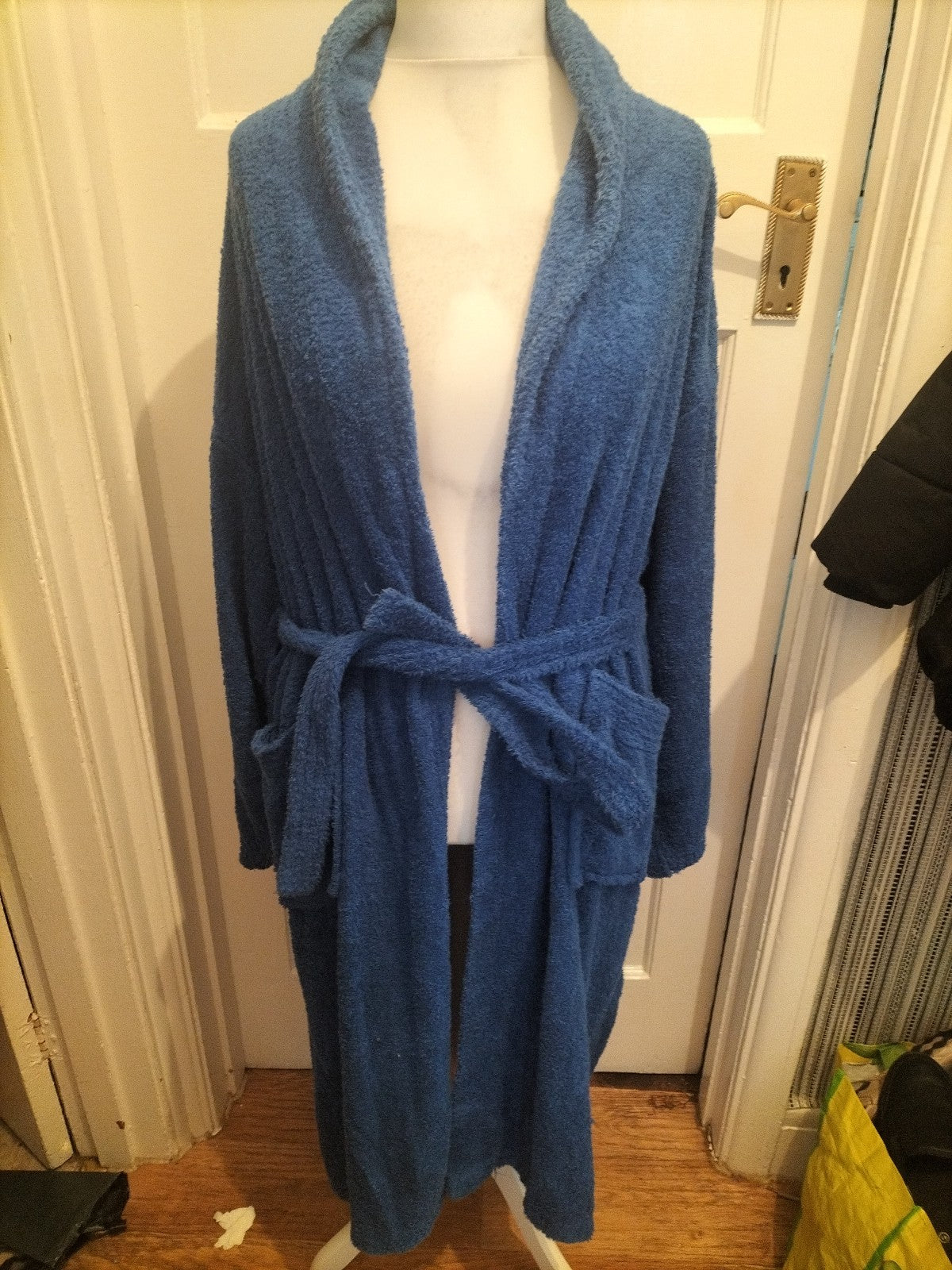 Mens Sunggle Robe One Size Royal Blue Dressing Gown