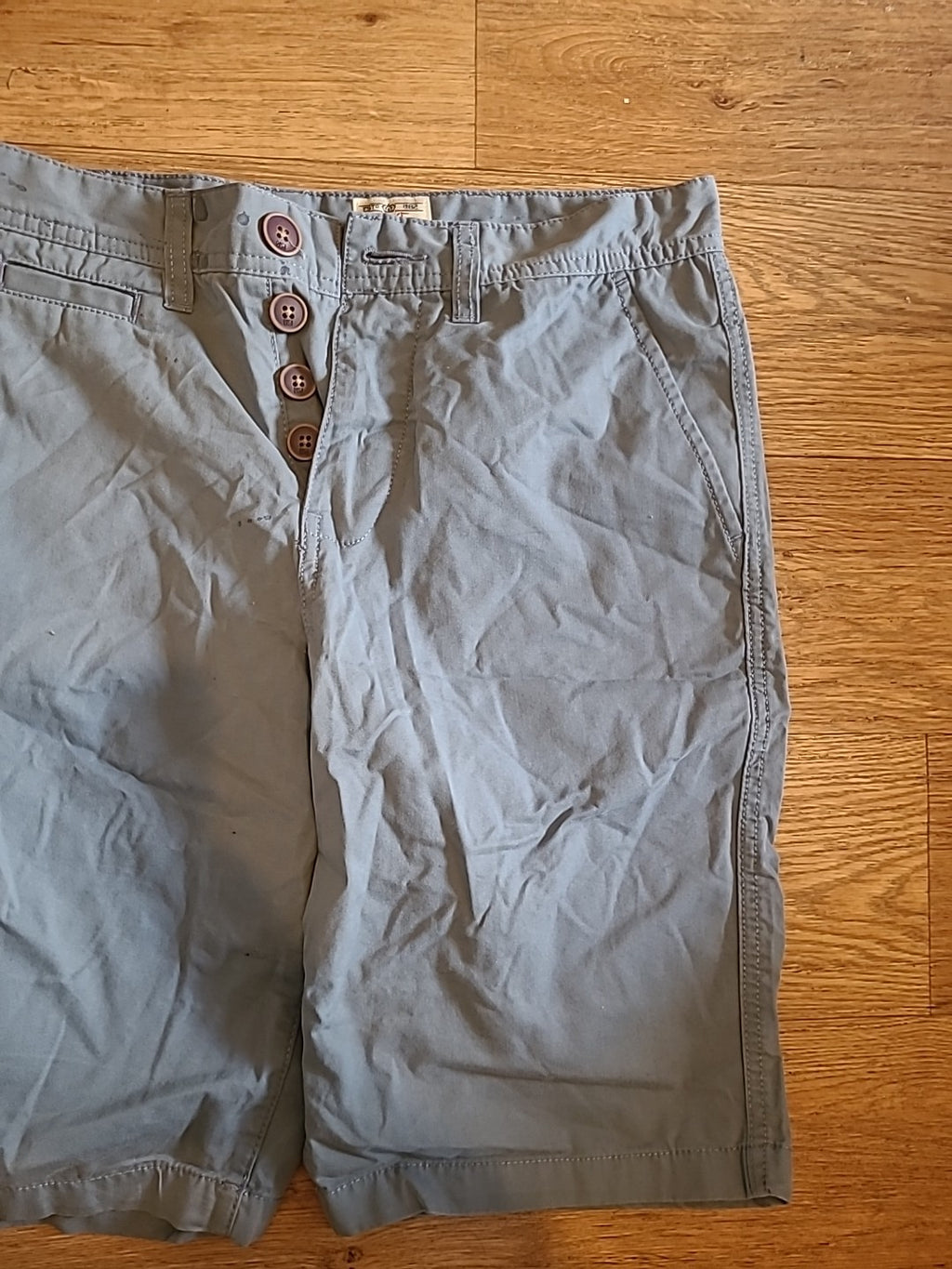 Mens Next Size 28" Pastel Blue Chino Shorts