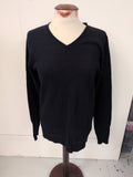 Industrialize Medium Navy V Neck Pullover Jumper