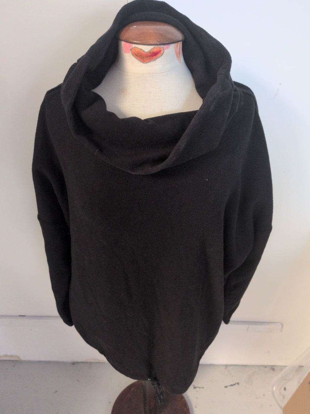 Next Large Black Long Sleeve Pullover Jumper Super Soft High Neck