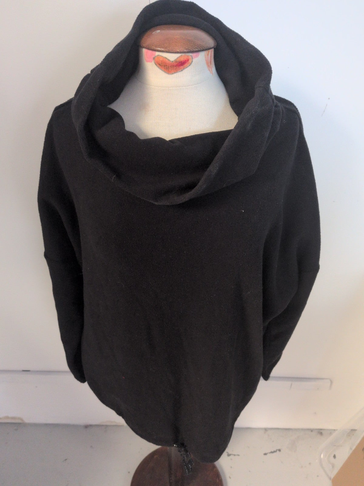 Next Large Black Long Sleeve Pullover Jumper Super Soft High Neck