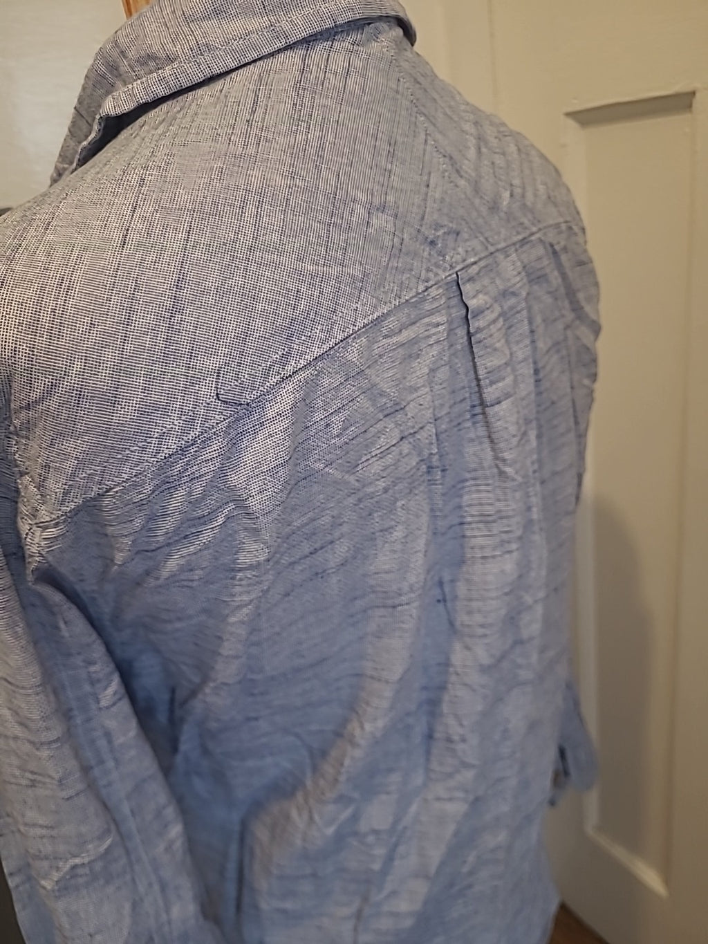Mens Dnm73 Limited Size Small Grey Fleck Super Soft Long Sleeved Shirt