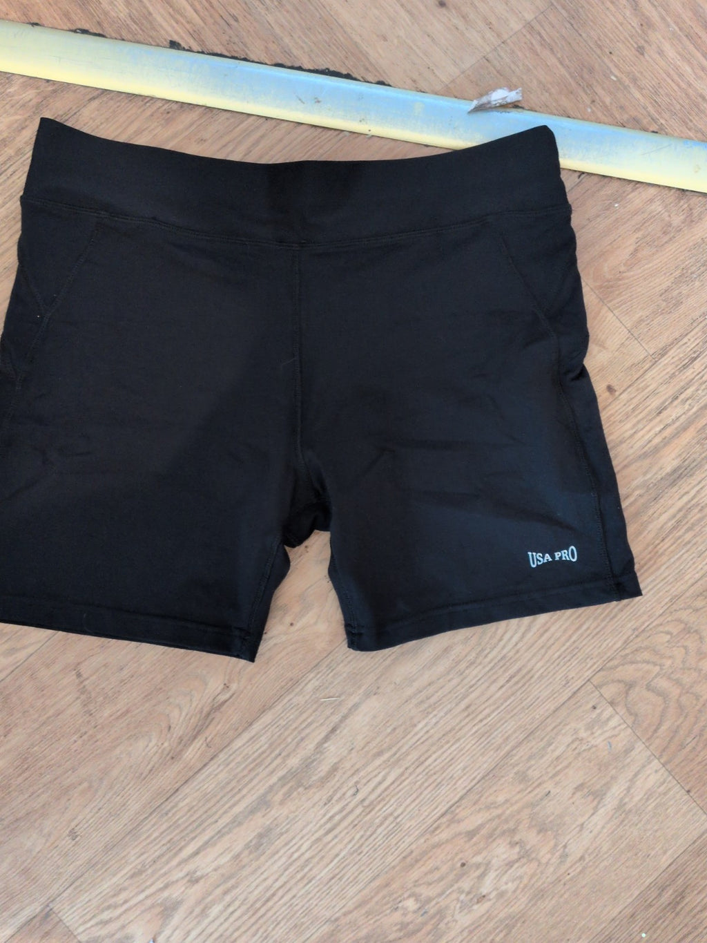 USA Pro 8 Black Biker Shorts