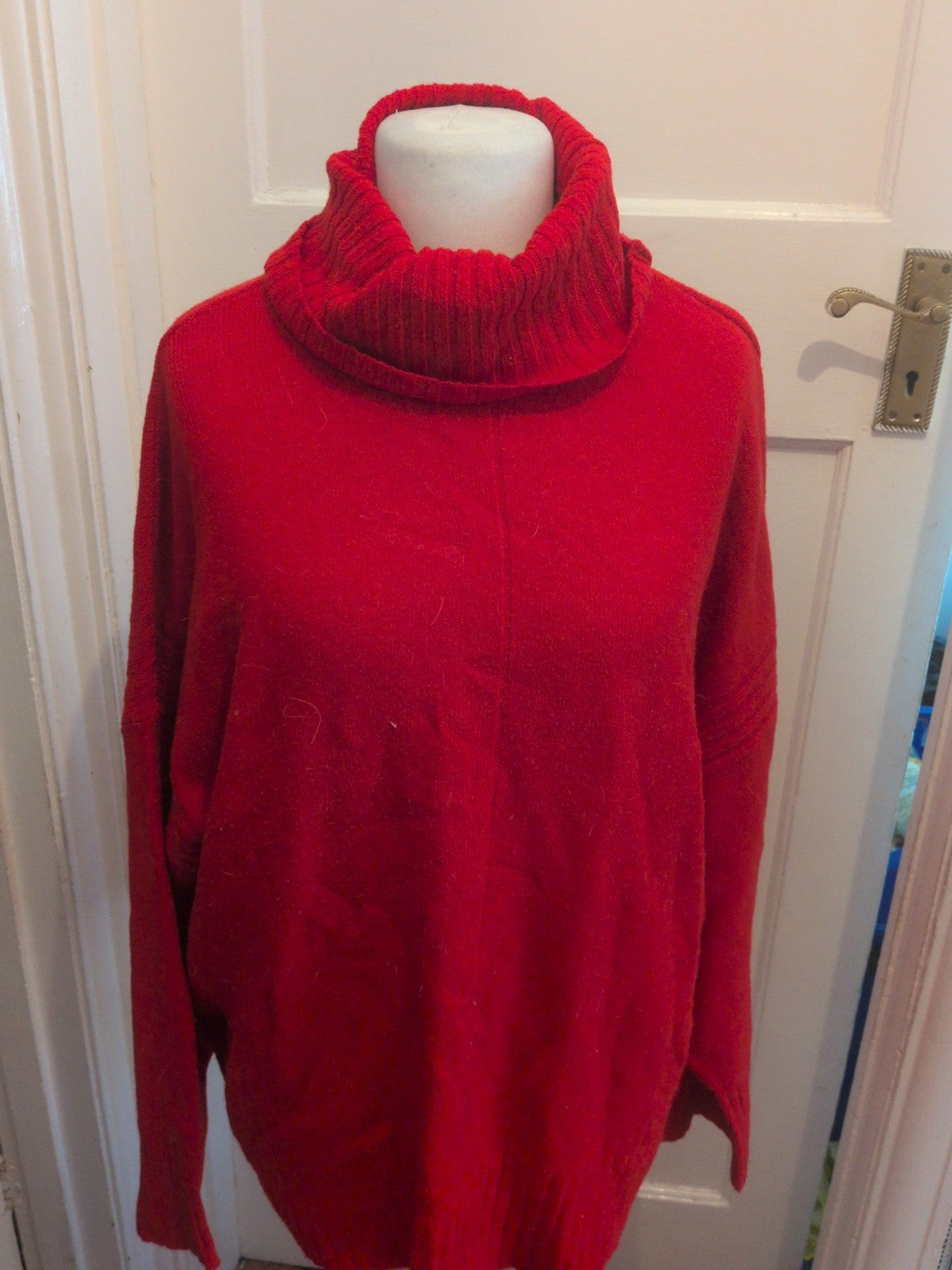 F&F XL High Neck Long Sleeve Red Pullover Jumper
