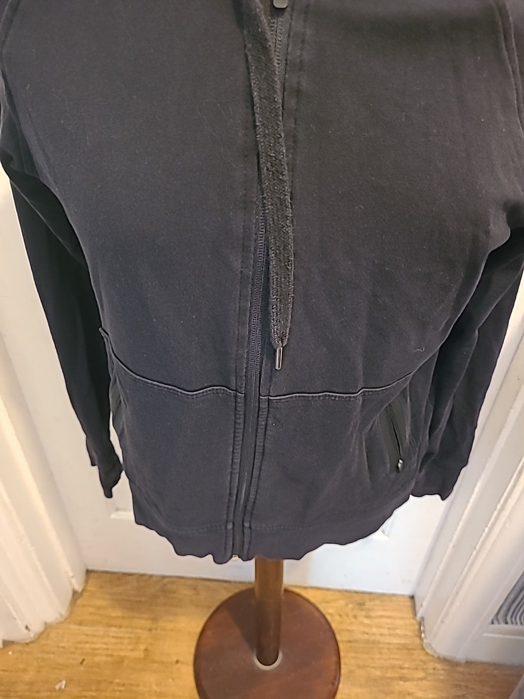 Ladies Marks And Spencer Size 12 Black Long Sleeved Jacket