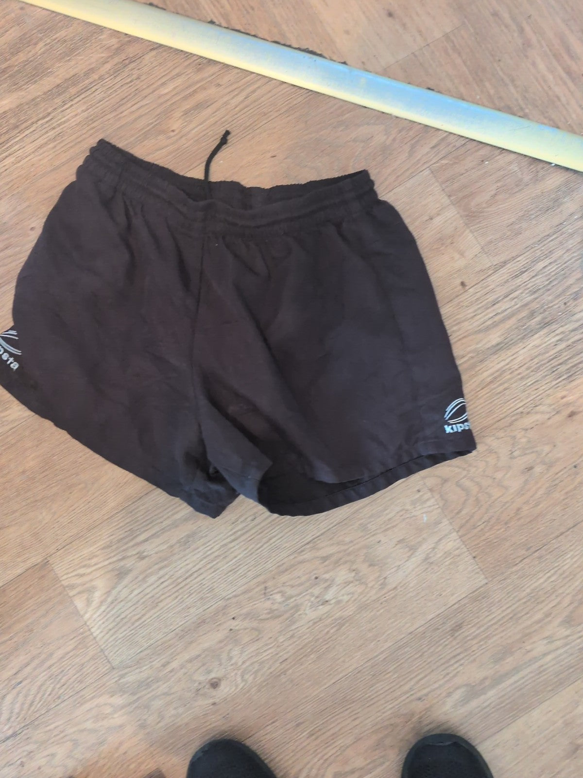 Kipsta Medium Black Elasticated Shorts