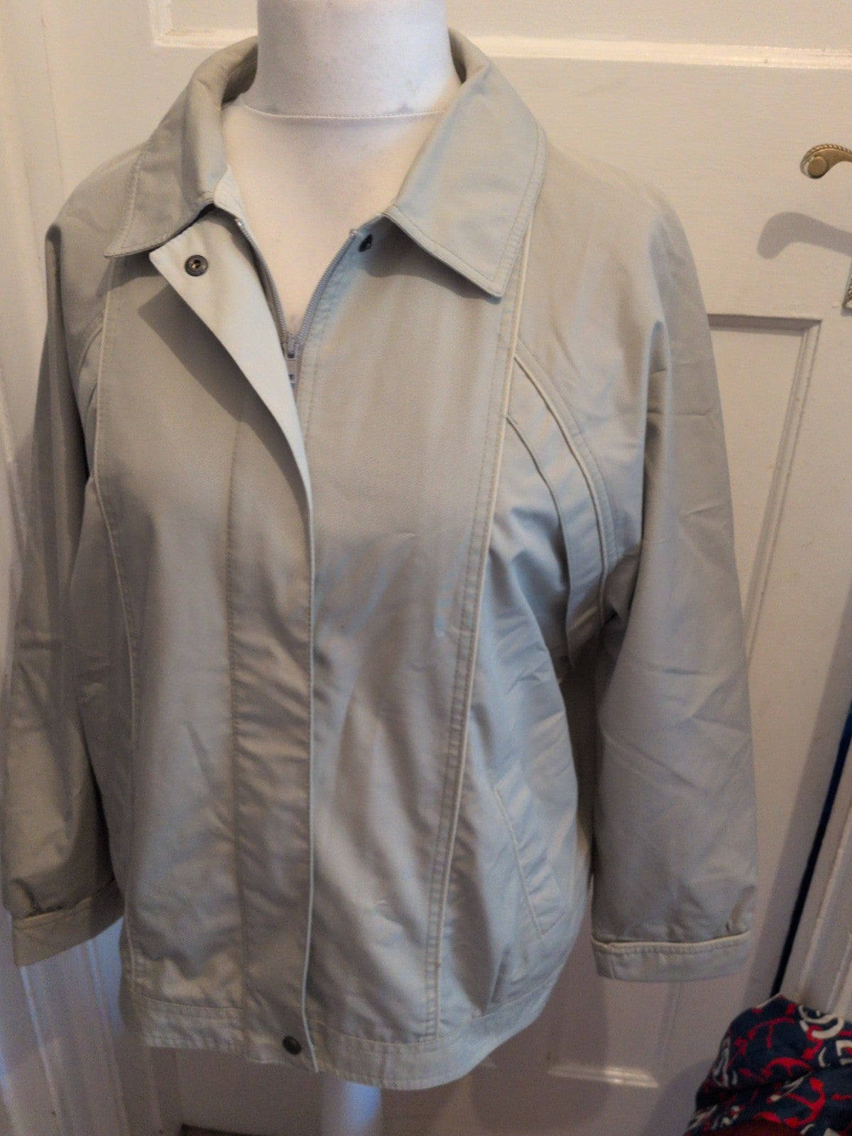 Ladies Dannimac Medium Grey Full Zip Jacket
