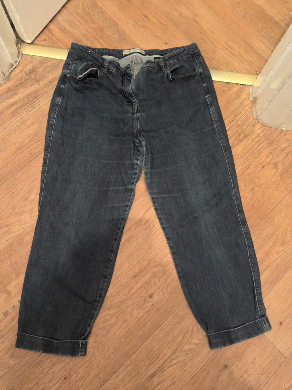 Ladies Next Size 16R Tailored Cigarette Mid Rise Jeans