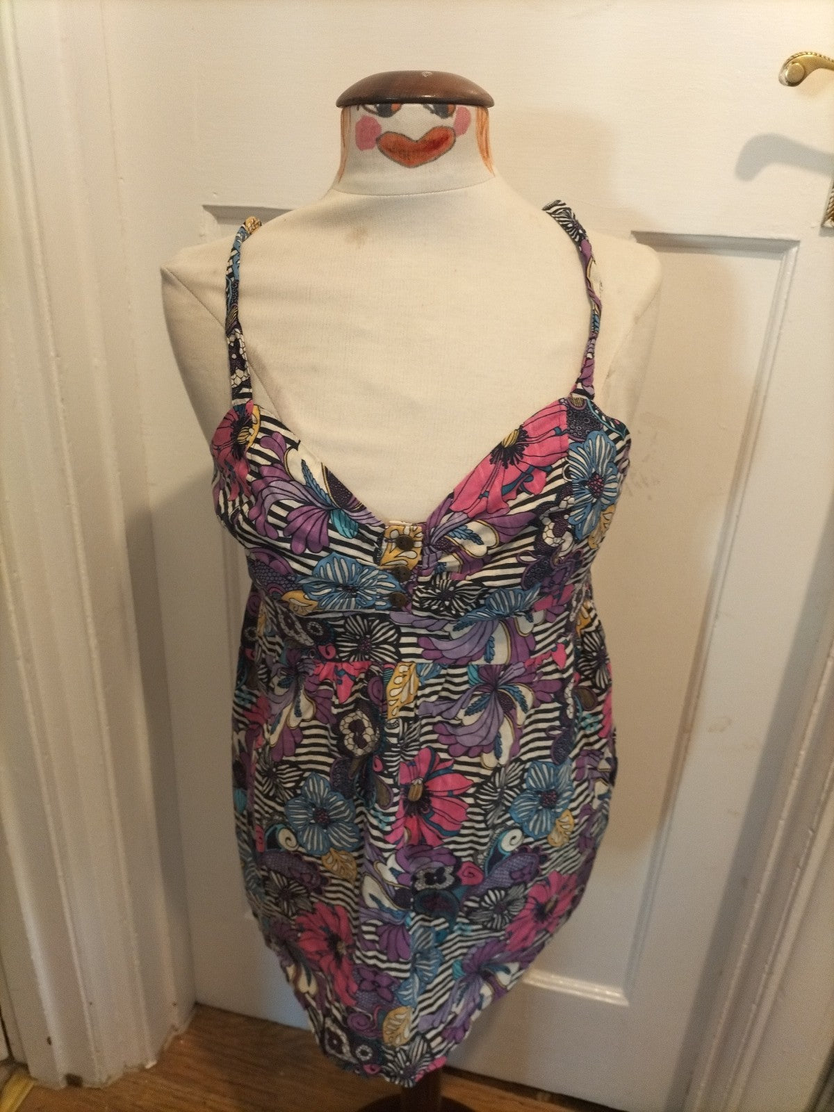 Ladies Animal Size 12 Multicoloured Floral Top