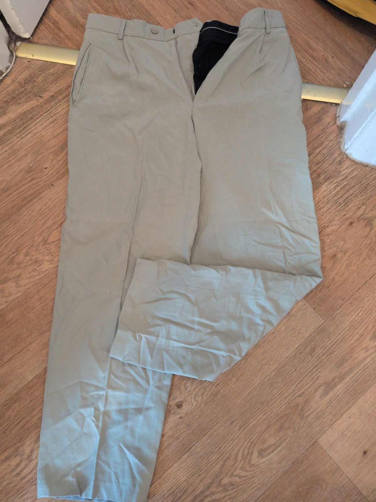 Next 34short Natural Smart Trousers