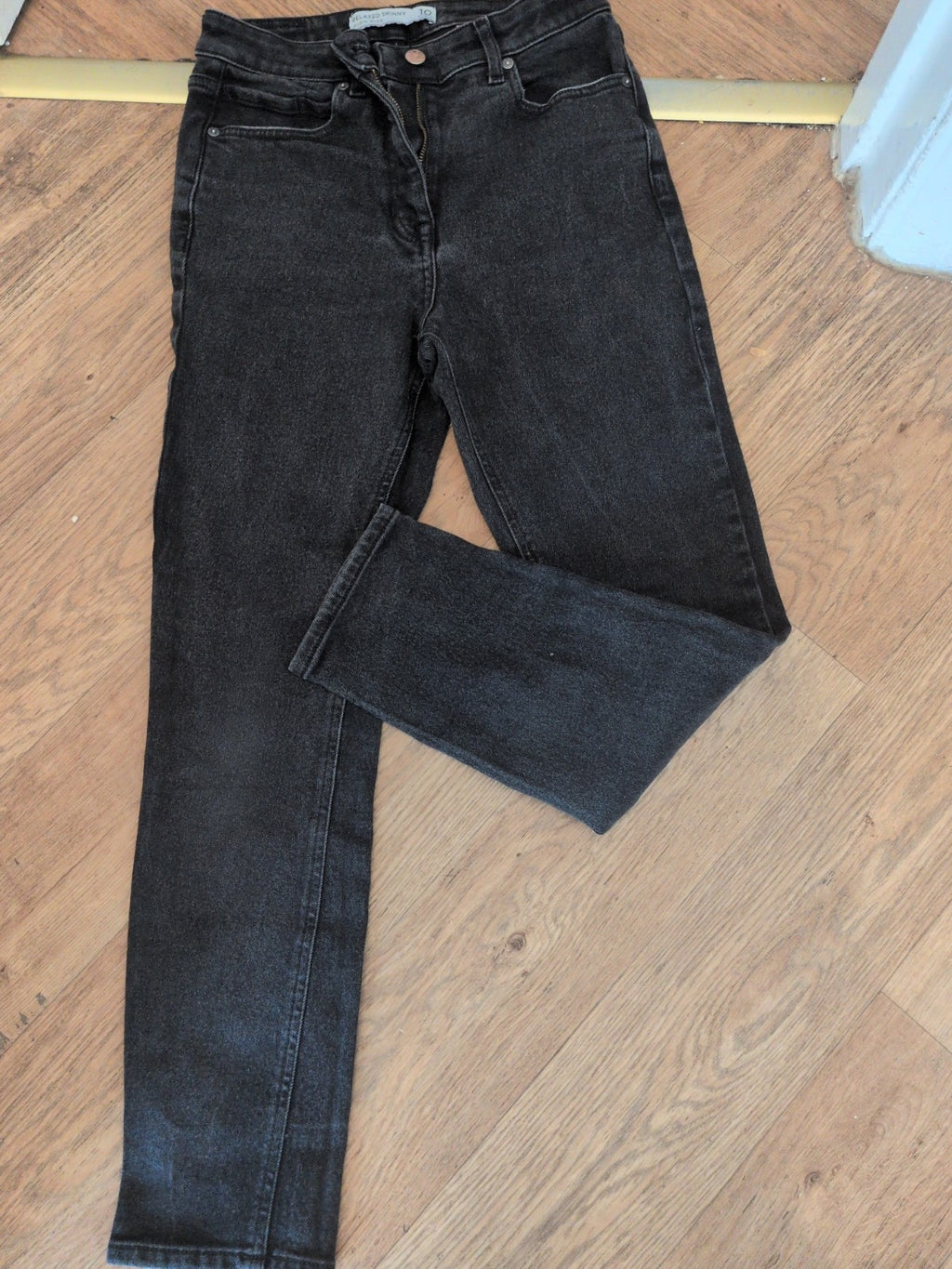 Ladies Next Size 10R Relaxed Skinny High Rise Jeans