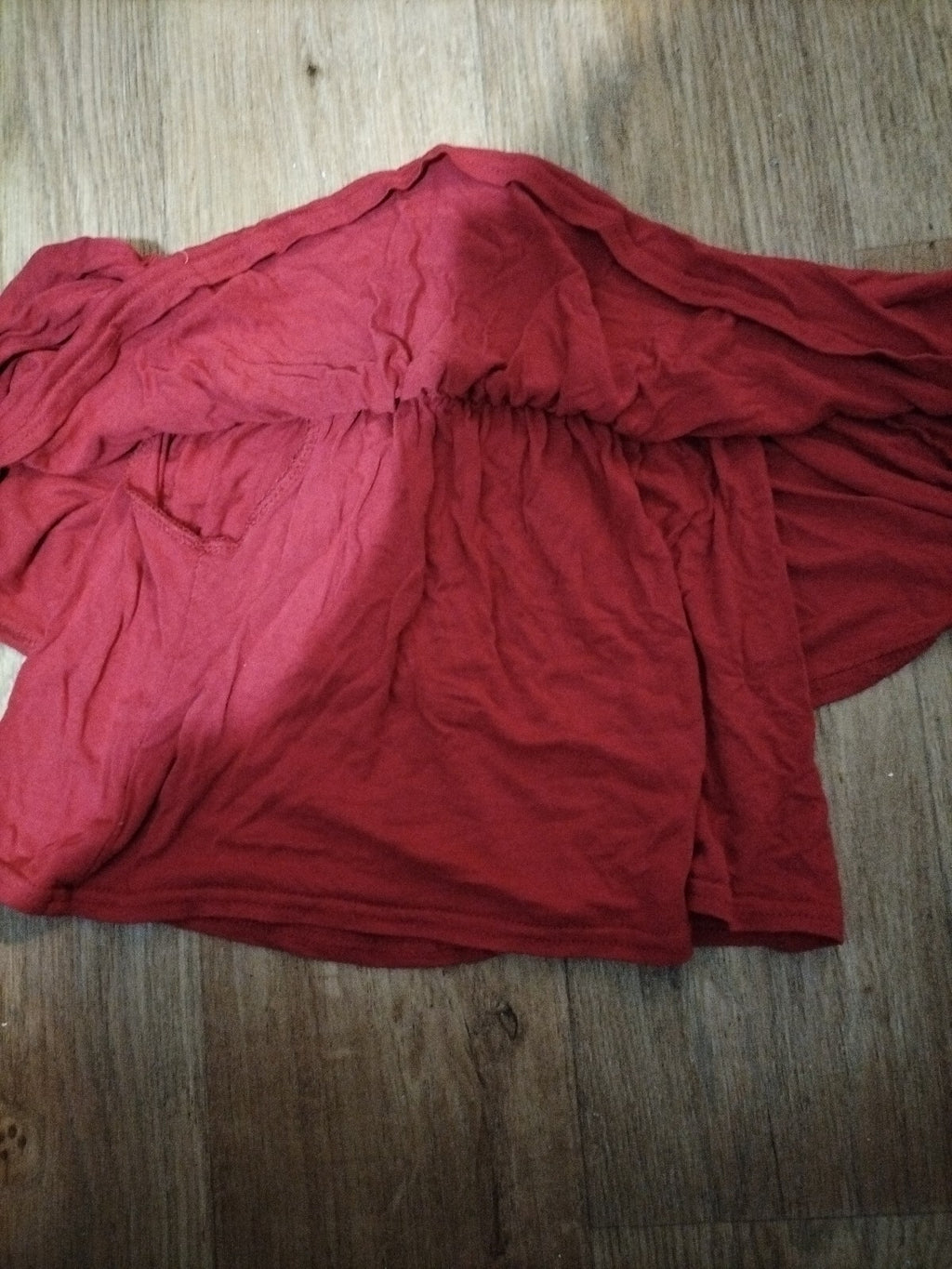 Ladies Size 10 Red Croped Top