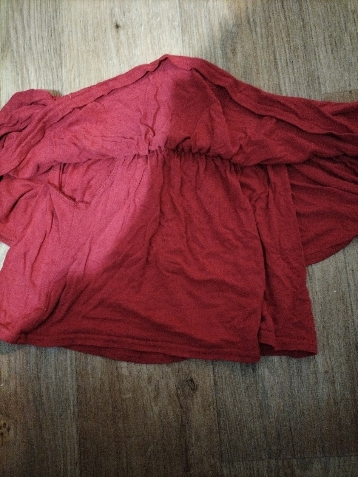 Ladies Size 10 Red Croped Top
