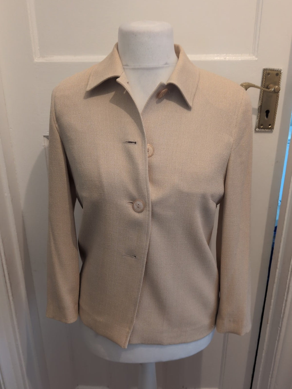 Ladies Gold By Micheal H 12 Sandy Lined Blazer