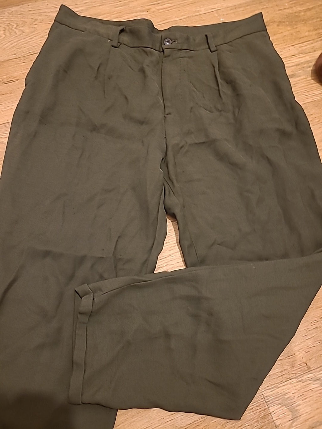 Ladies Size 36" Green Trousers