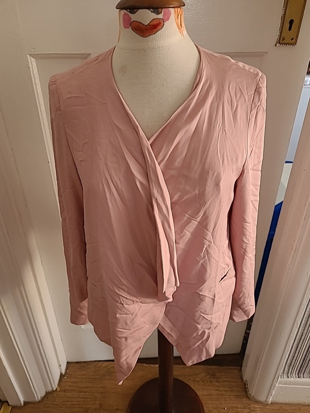 Ladies New Look Size 12 Pink Lightweight Blazer
