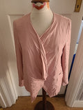 Ladies New Look Size 12 Pink Lightweight Blazer