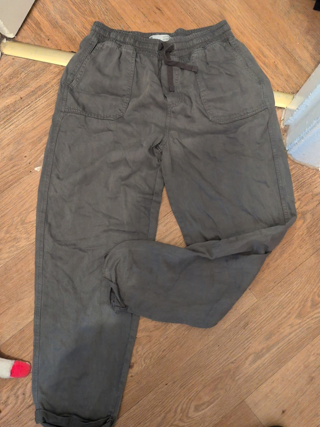 Denim&Co Medium Grey Elasticated Trousers